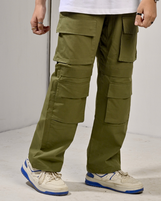 Olive Green Cargo Pants